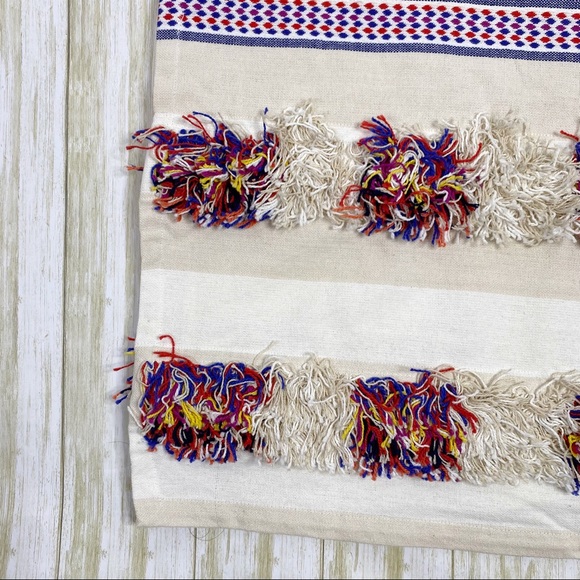 Anthropologie Fringed Cortes Rectangular Table Runner - Picture 4 of 7